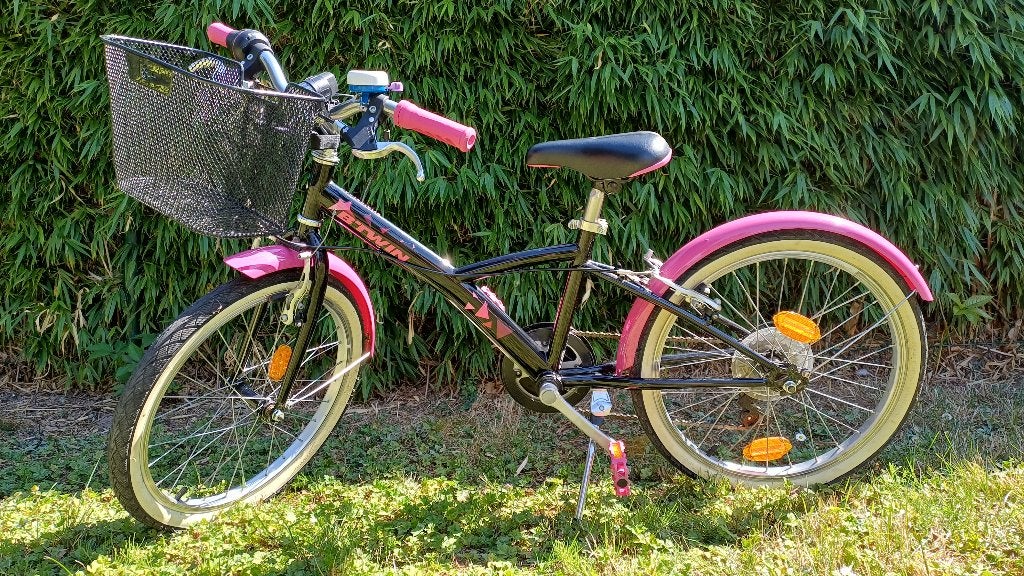 Meisjesfiets Btwin 20", Ophalen, Velgrem, Versnellingen, Zo goed als nieuw