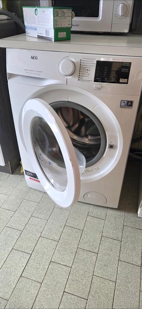 Lave linge AEG, Electroménager, Enlèvement, Utilisé, 1200 à 1600 tours, Chargeur frontal