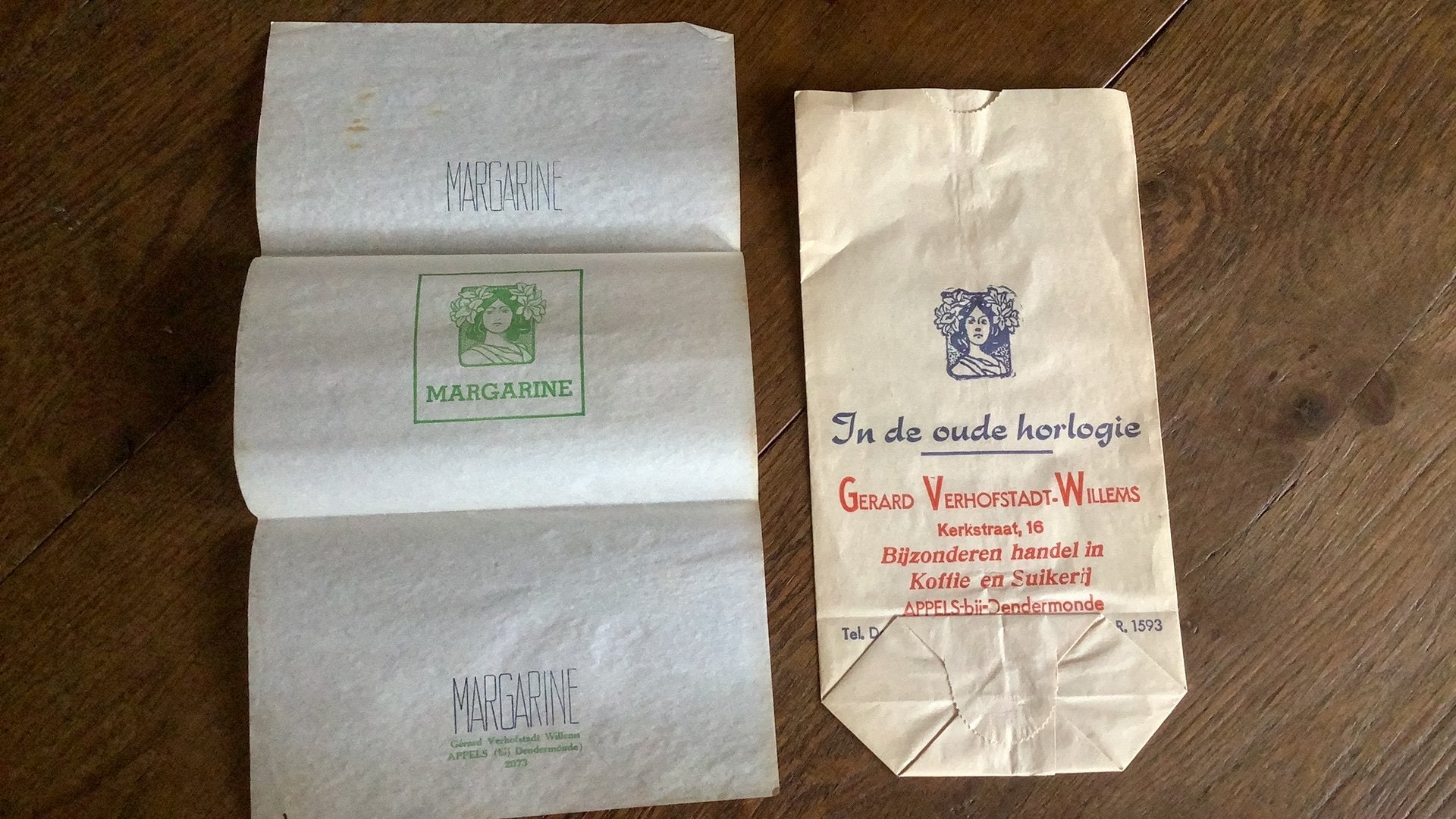 Reclame margarine appels bij dendermonde, Verzamelen, Ophalen of Verzenden