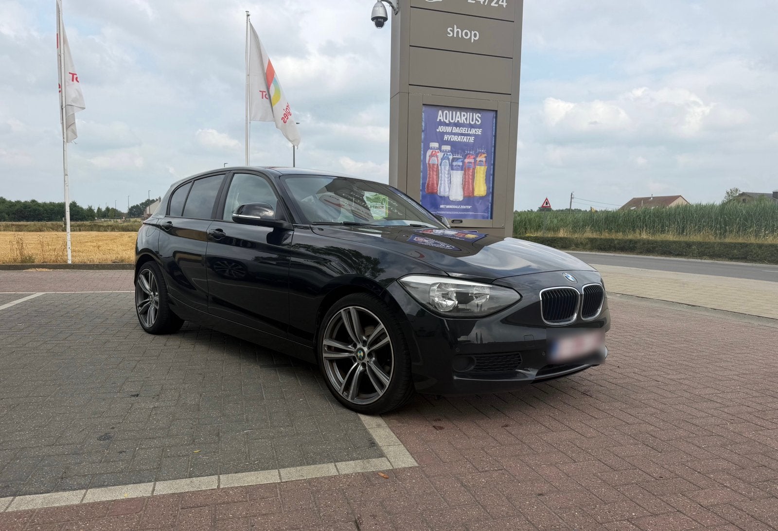 BMW 116i, Auto's, BMW, Euro 5, Zwart, 5 deurs, Particulier