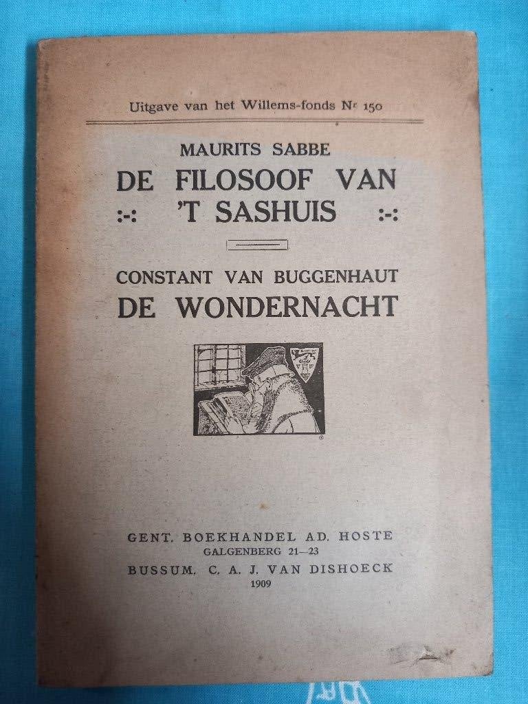De filosoof van 't sashuis 1909, Ophalen of Verzenden, Gelezen, België