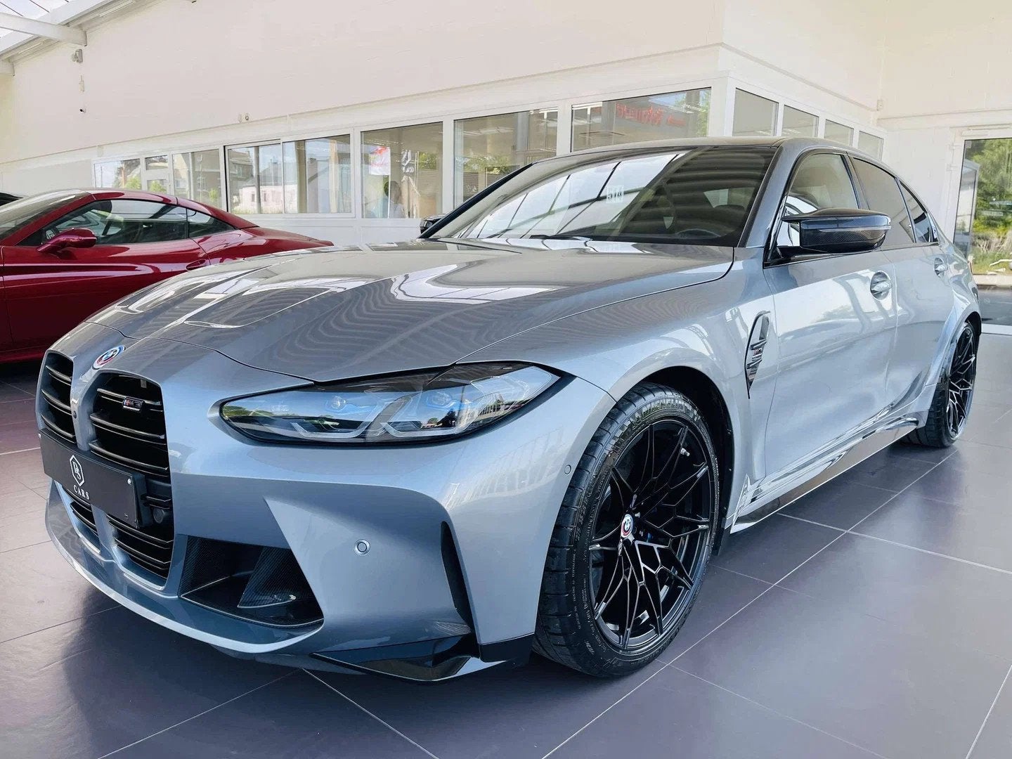 BMW M3 3.0i A xDrive Competition * PACK CARBONE + FULL *, Autos, Argent ou Gris, Achat, 375 kW, Entreprise