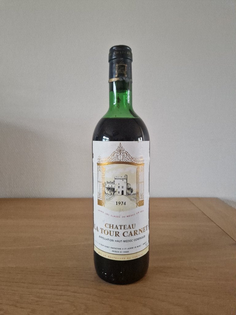 CHATEAU LA TOUR CARNET Grand Cru Classé - 1974 - Haut Médoc, Frankrijk, Nieuw, Ophalen of Verzenden, Rode wijn