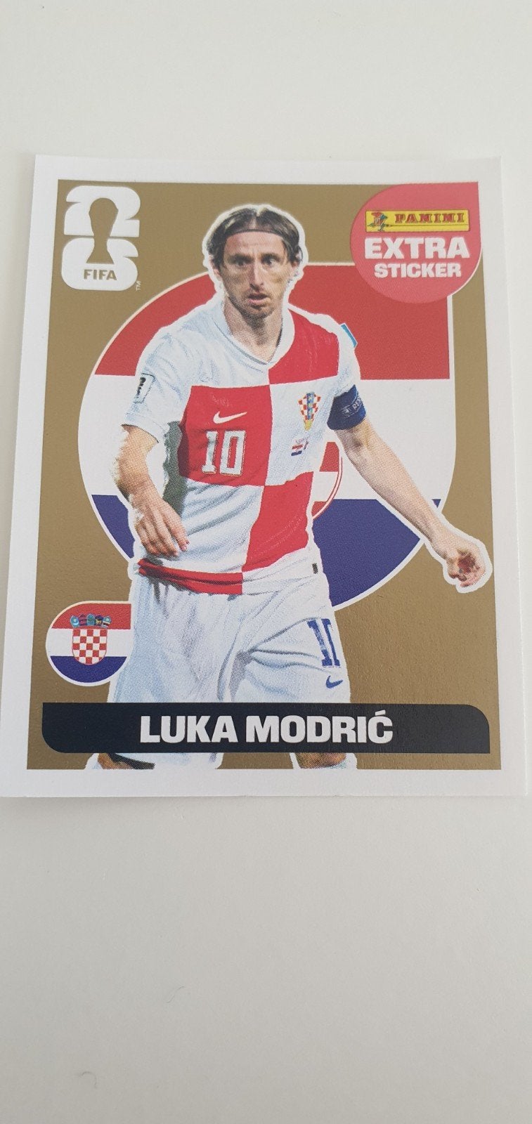Wereldbeker Panini 2026 ESTRA LUCA MODRIC GOLD, Ophalen of Verzenden