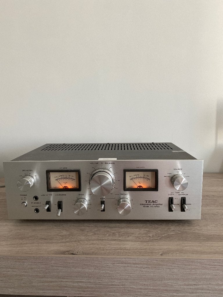 TEAC ASM50 versterker, Audio, Tv en Foto, Versterkers en Ontvangers, Ophalen of Verzenden, Refurbished, Stereo, Overige merken