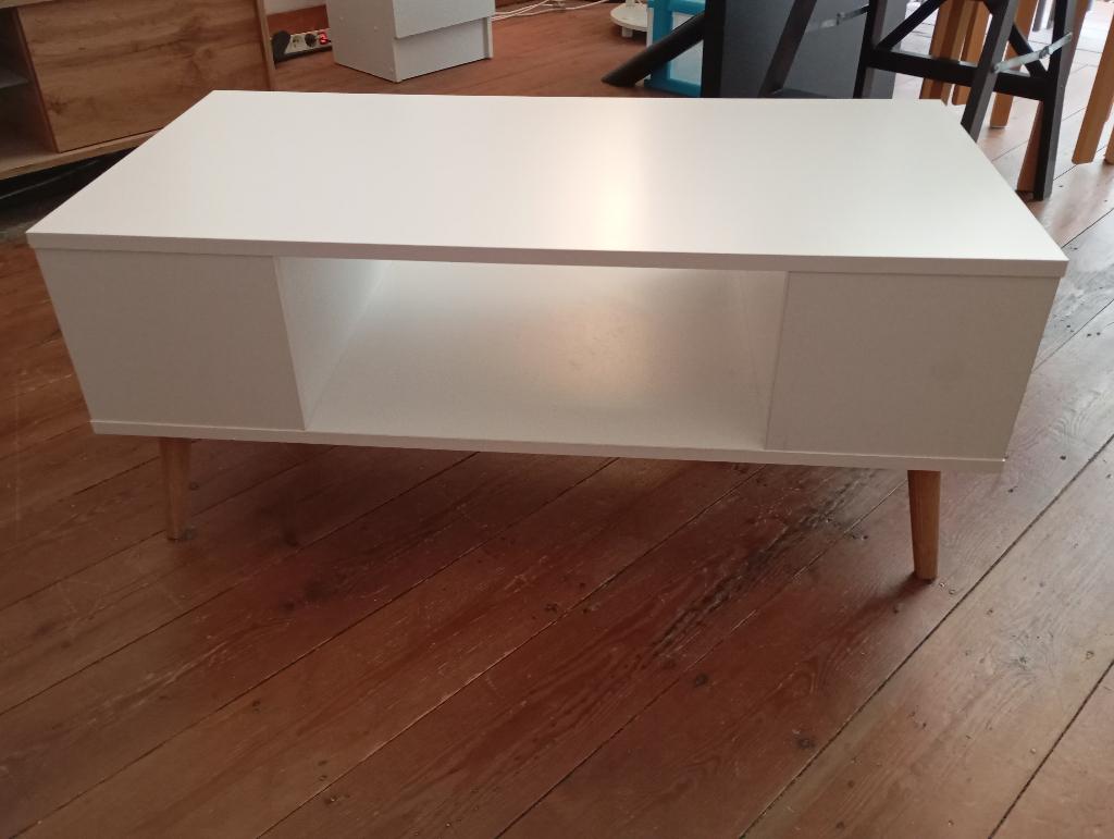 Table de salon scandinave (table basse), Moins de 50 cm, 50 à 100 cm, Comme neuf, Enlèvement