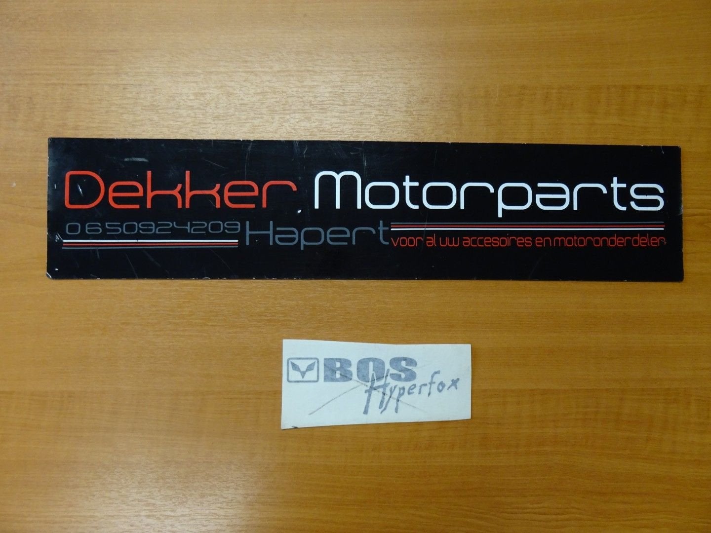 Bos Exhausts Uitlaat / Demper Sticker # Bos Hyperfox #, Motos, Accessoires | Autocollants, Enlèvement ou Envoi, -, -, -