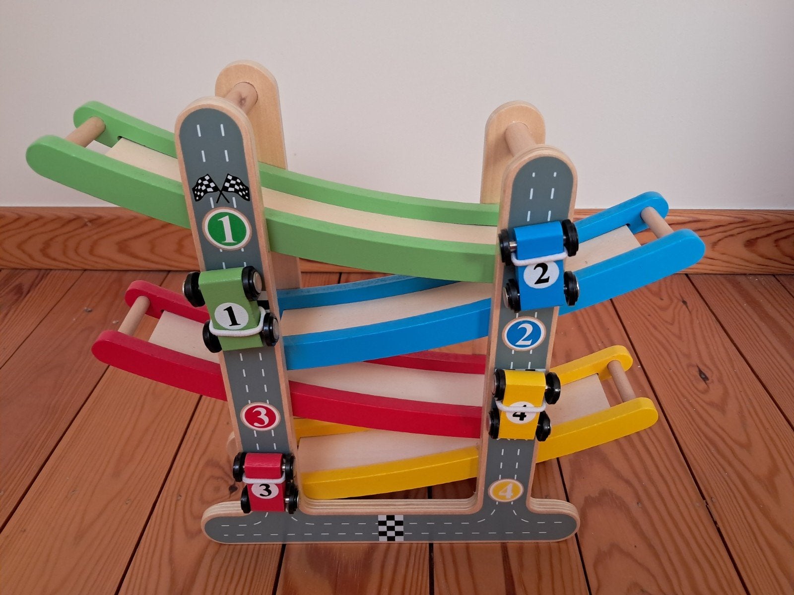 Circuit en bois, comme neuf, Enlèvement, Comme neuf, Manuelle, Circuit