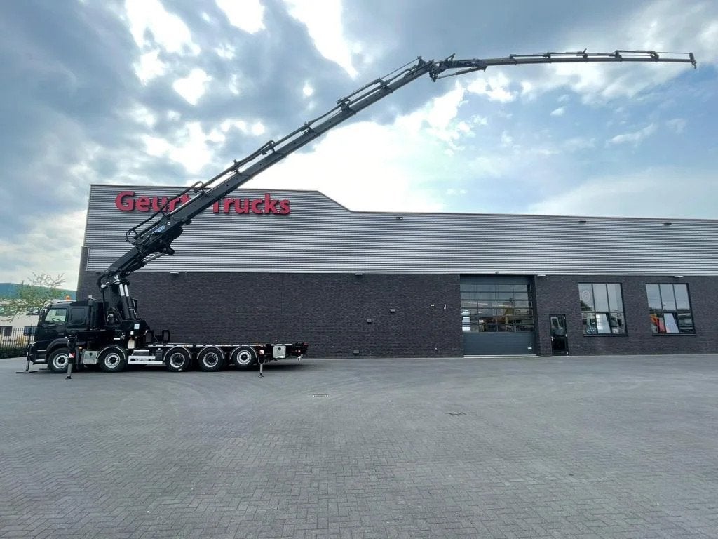 Volvo FMX 540 10X4 + EFFER 1255/7S + JIB 6S HD KRAAN/KRAN/CR, Automaat, Euro 6, 397 kW, Zwart