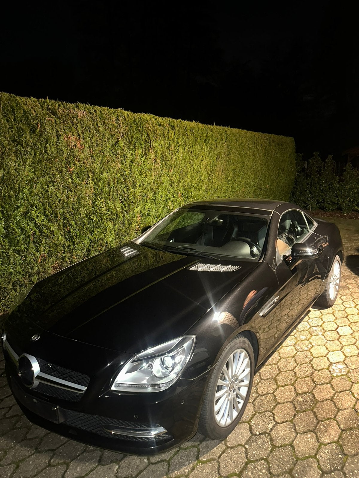 Mercedes-Benz Slk 200 Cabrio, Auto's, Automaat, Achterwielaandrijving, Cabriolet, Zwart