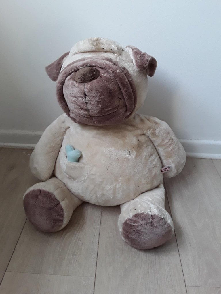 Grote teddybeer, Ophalen of Verzenden, Zo goed als nieuw, Met label