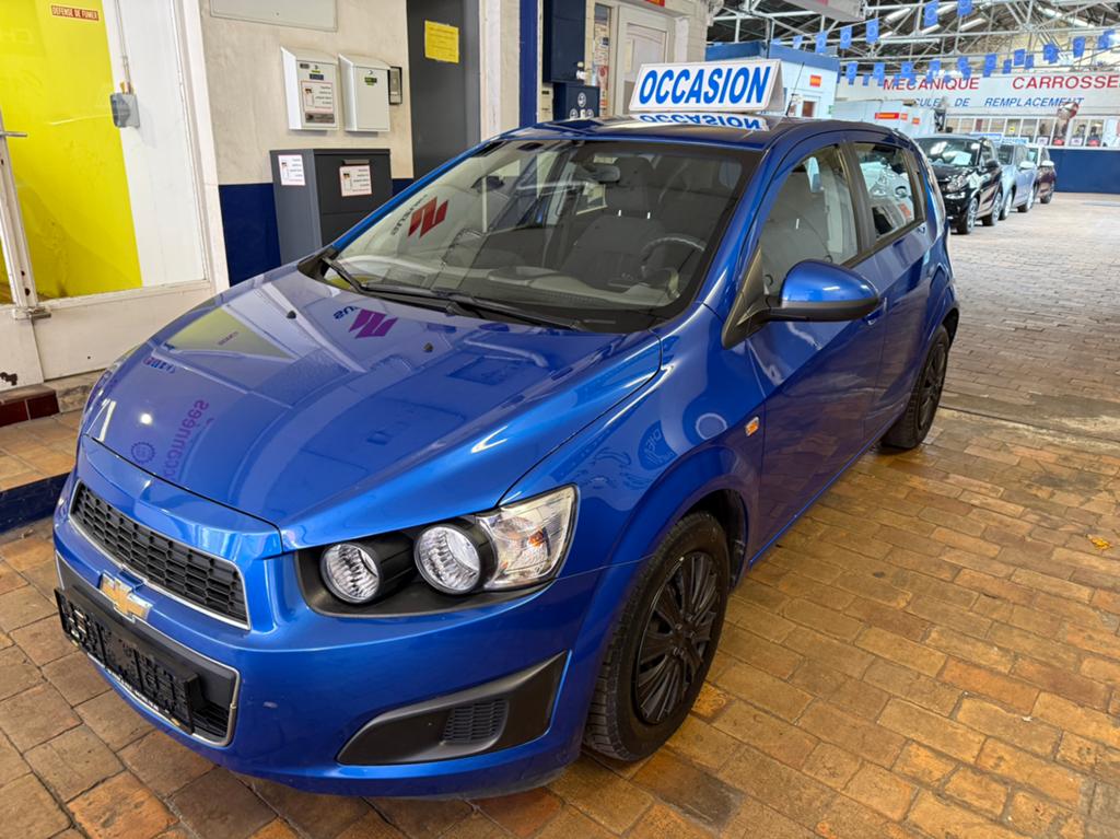 Aveo 1.2i Ls 2011 airco 73.400 km 86 pk, Auto's, Chevrolet, Voorwielaandrijving, Euro 5, Stof, 4 cilinders
