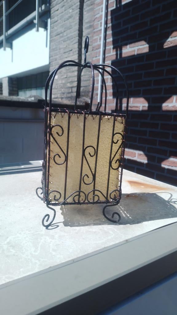Vintage kaarshouder ideal voor terras, Antiek en Kunst, Ophalen of Verzenden