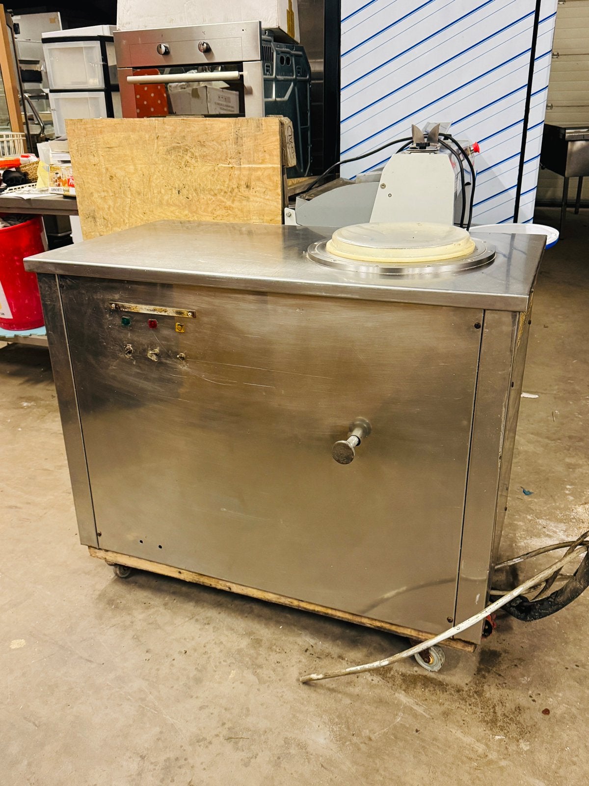 Professionele RVS Ambachtelijke IJsmachine, Elektronische apparatuur, Ophalen of Verzenden
