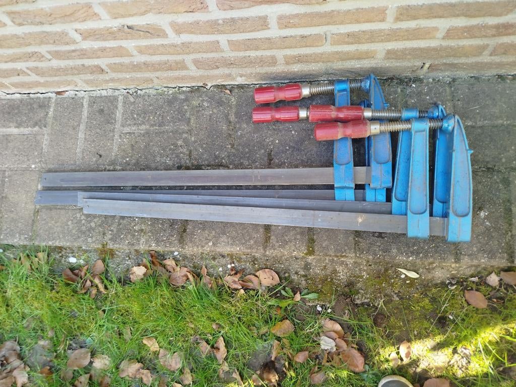 Grands serre joint en acier/métal de différentes dimensions, Bricolage & Construction, Métaux, Utilisé