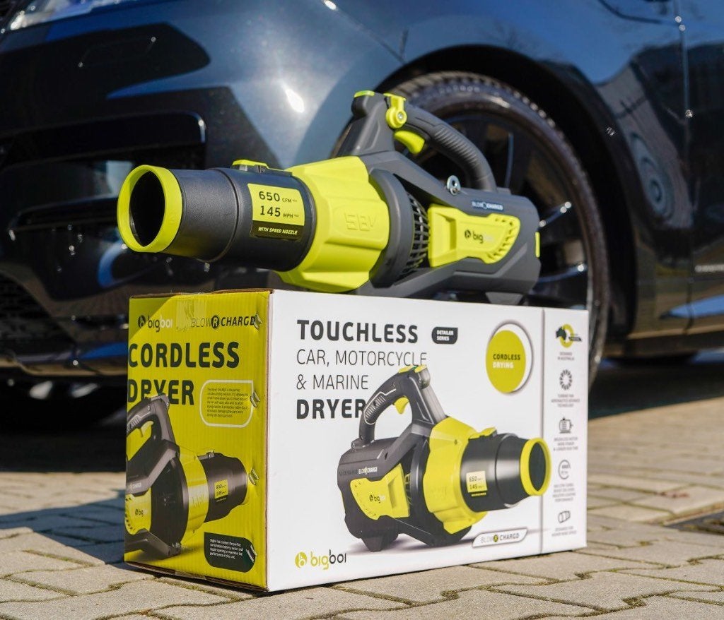 BigBoi BlowR CHARGD 58V – compleet met accu, lader & doos, Ophalen of Verzenden