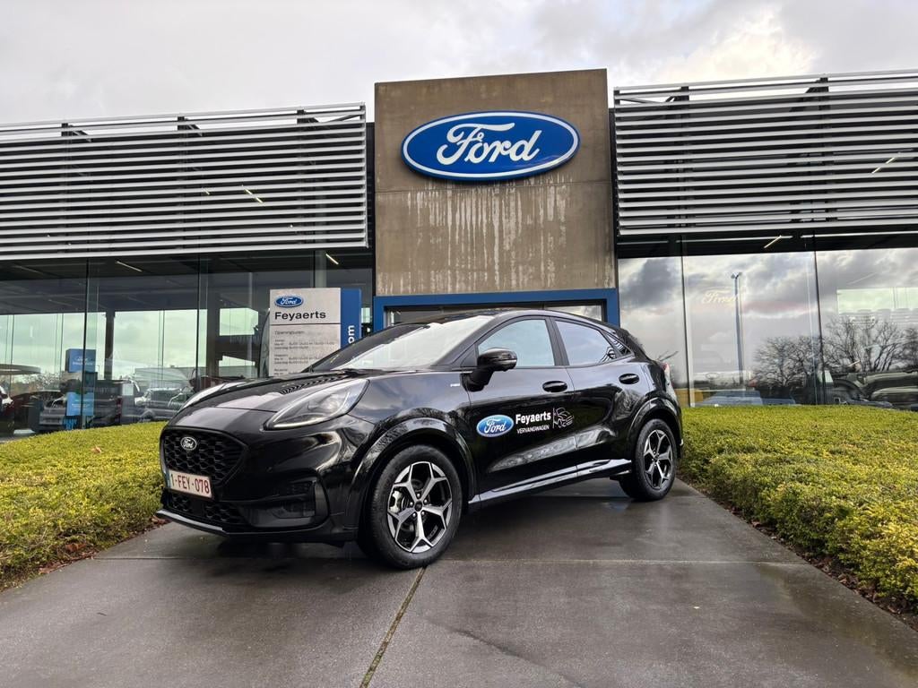 Ford Puma EcoBoost mHEV 155pk ST-Line AUTOMAAT / DEMOWAGEN, Auto's, Automaat, Zwart, Bedrijf, SUV of Terreinwagen