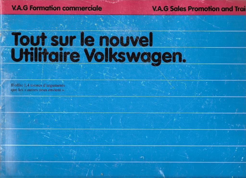 VOLKSWAGEN TRANSPORTER mega-dealerbrochure, Boeken, Auto's | Folders en Tijdschriften, Ophalen of Verzenden, Zo goed als nieuw