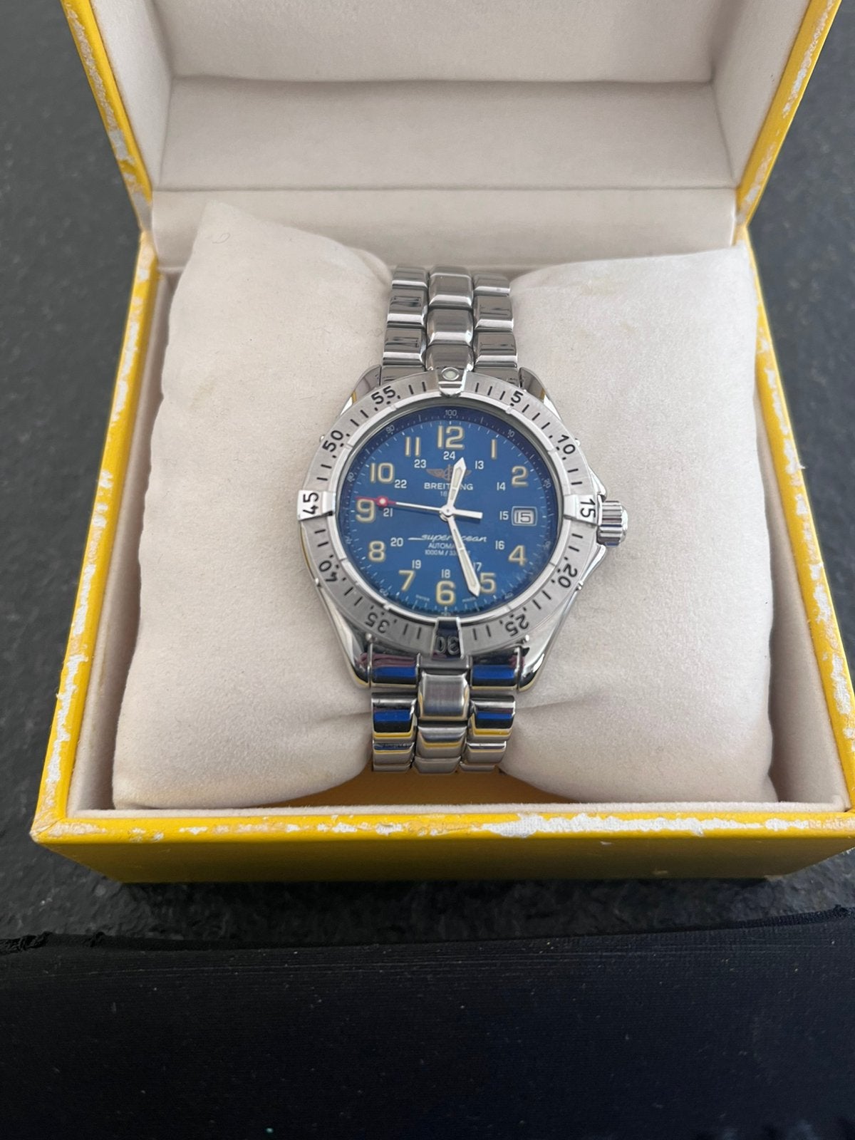 Breitling heren horloge, Handtassen en Accessoires, Horloges | Heren, Ophalen, Zo goed als nieuw, Breitling