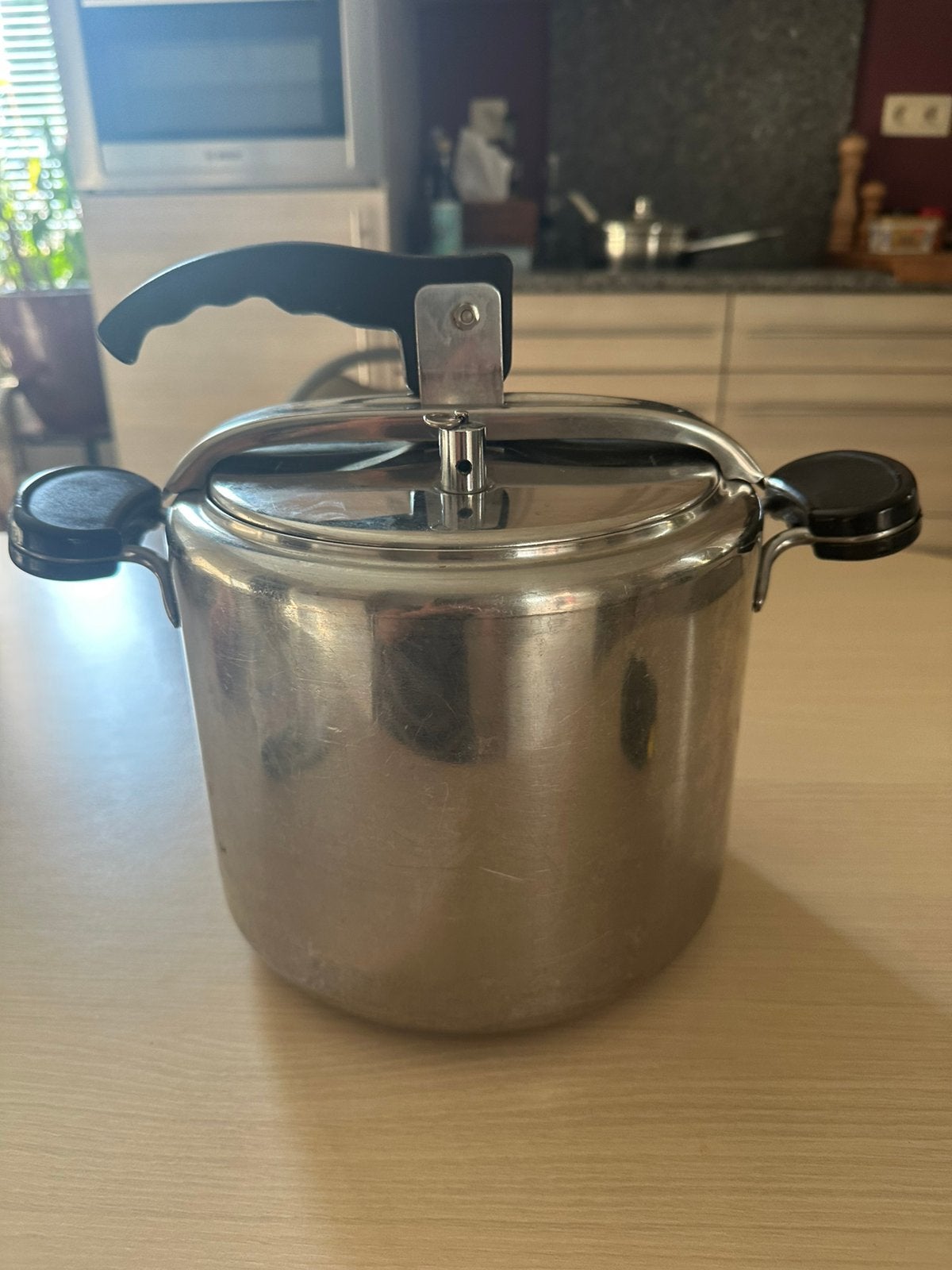 Snelkookpan, Huis en Inrichting, Ophalen, Zo goed als nieuw, Inox, Snelkookpan