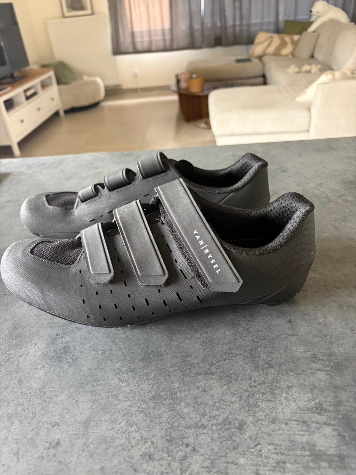 Chaussures de vélo Van Rysel taille 43 + crampons, Enlèvement, Comme neuf, Chaussures