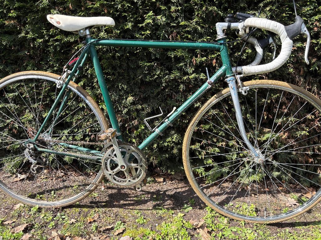 Retro koersfiets 28 inch, Fietsen en Brommers, 28 inch, Gebruikt, 10 tot 15 versnellingen, 53 tot 57 cm