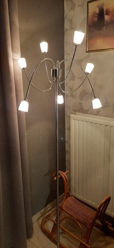 Design vloerlamp, Ophalen, Gebruikt, Overige fittingen, Glas