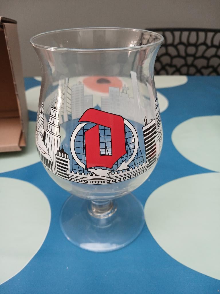 Duvel glas Kansas city, Verzamelen, Ophalen, Zo goed als nieuw, Bierglas