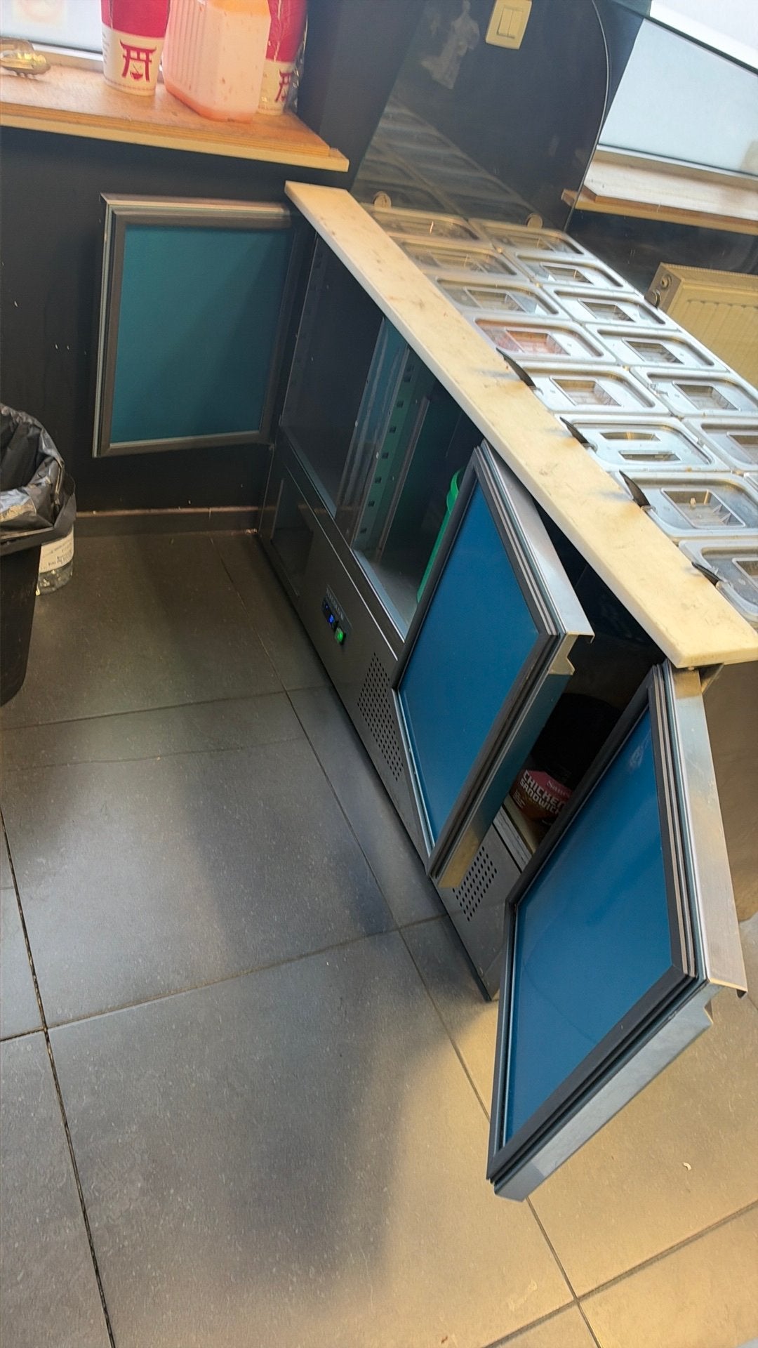 Ijsvitrine/koolkast, Ophalen, Gebruikt