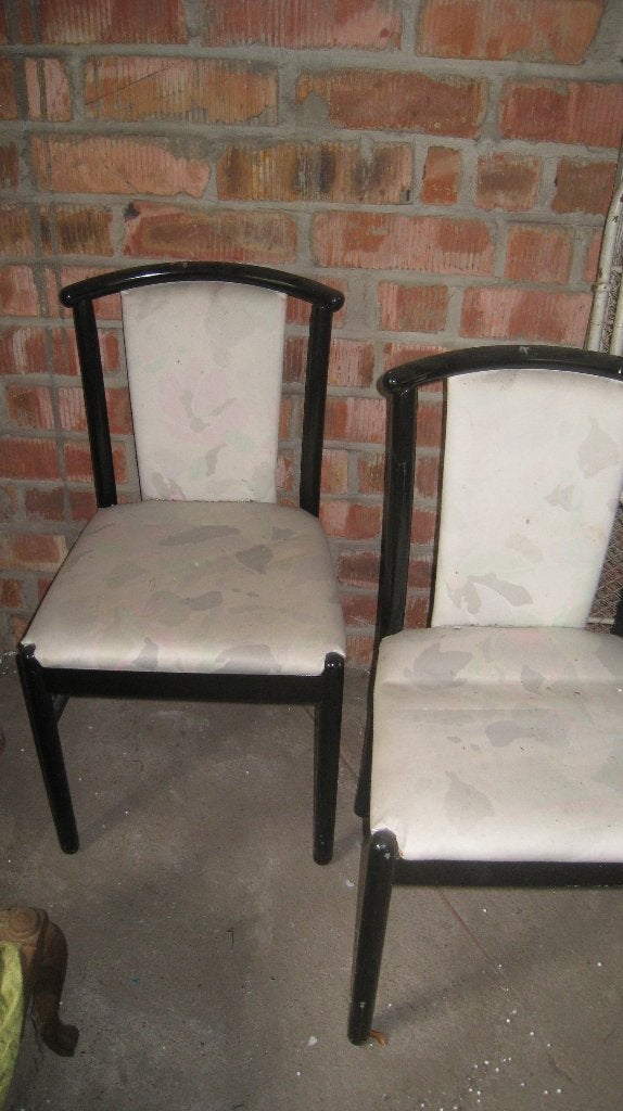 2 stevige stoelen, Ophalen, Gebruikt, Stof