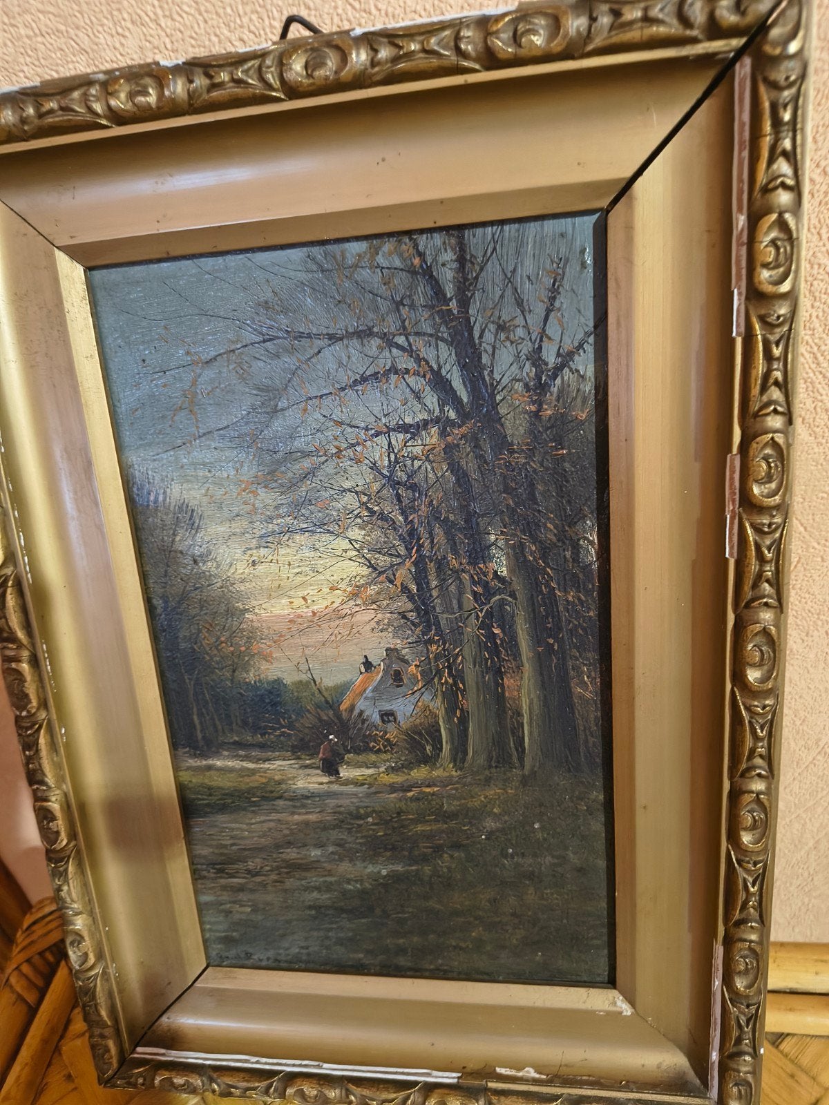 Romantische schilderij op paneel, Enlèvement