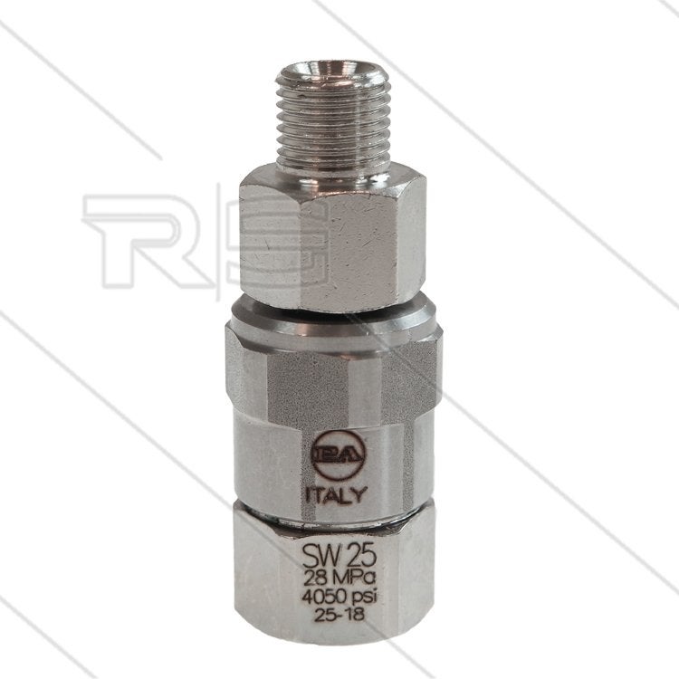 RVS-Messing Swivel 250 Bar Draaikoppeling 3/8, Verzenden