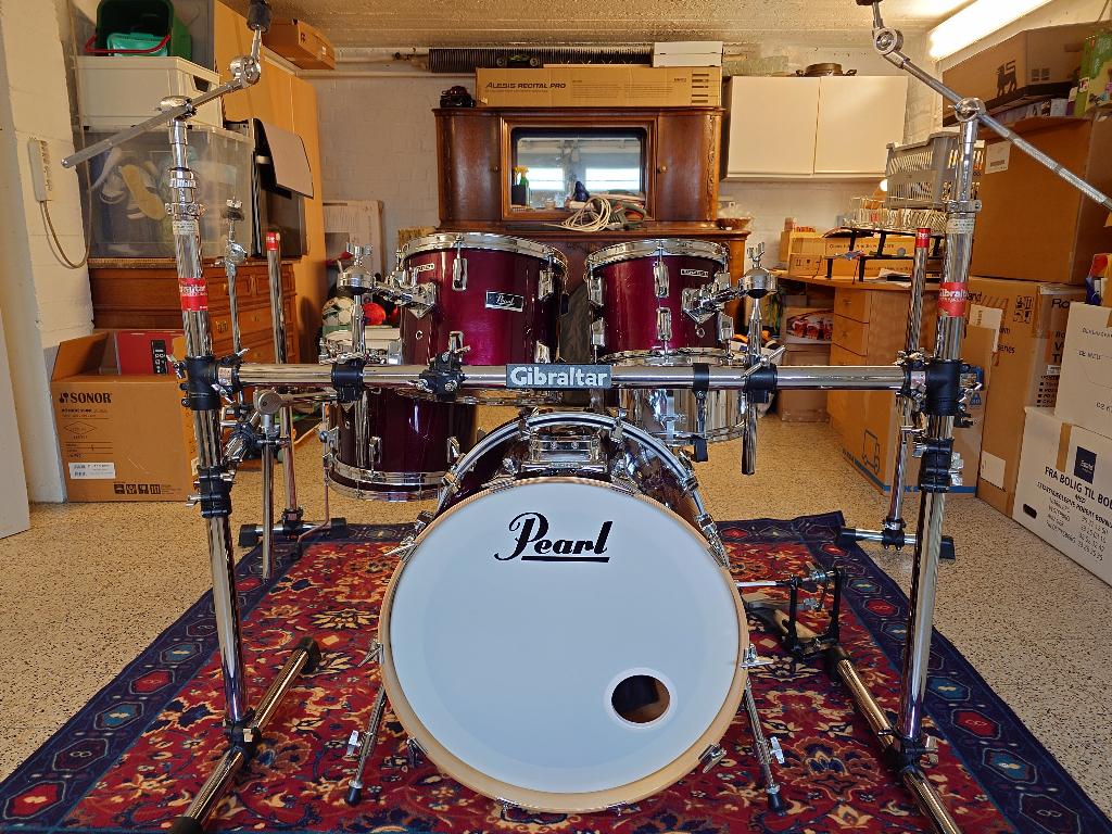 Pearl Drum set - Vintage + accessories, Muziek en Instrumenten, Ophalen, Gebruikt, Pearl