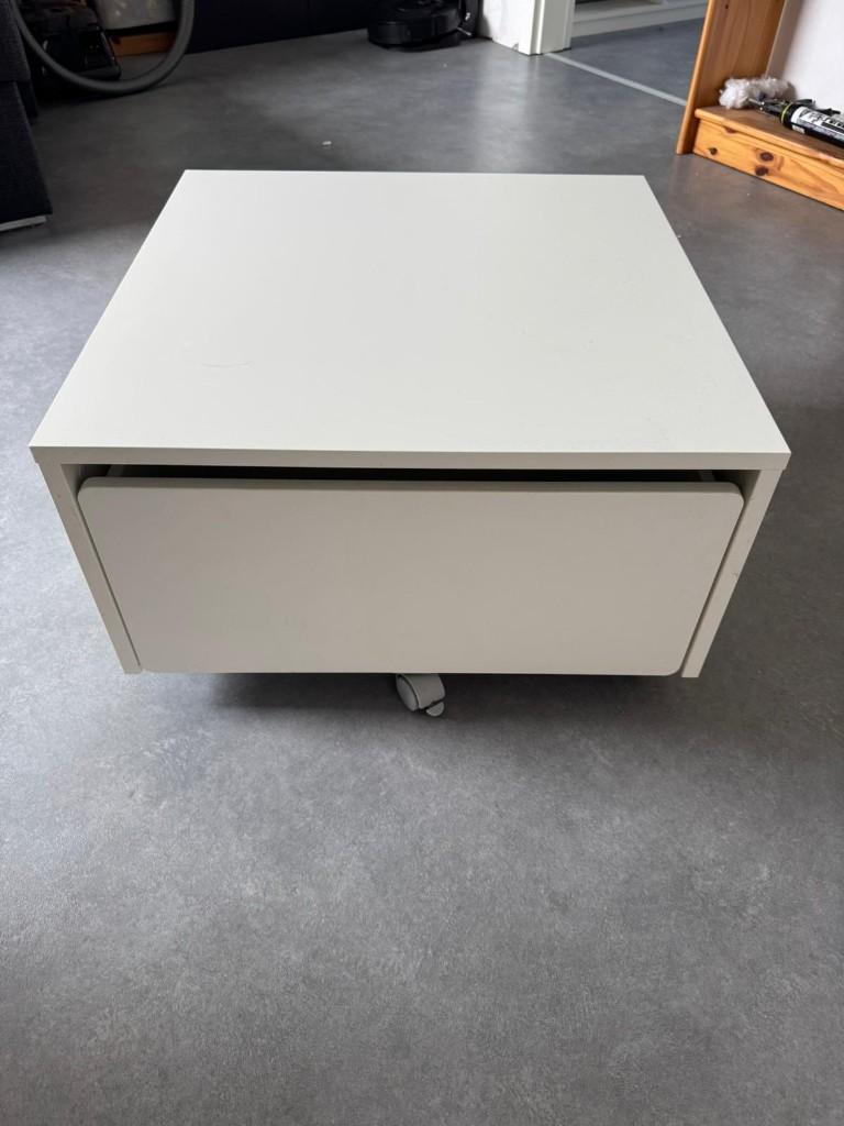 IKEA SLÄKT Opbergbak op wielen, wit, 62x62x35 cm keer 4, Ophalen, Nieuw