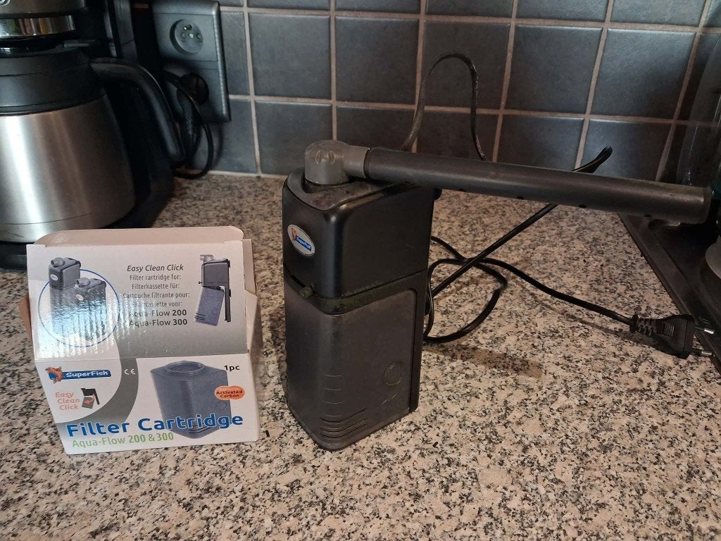 super fish filter aqua flow 200, Dieren en Toebehoren, Ophalen of Verzenden, Gebruikt, Filter