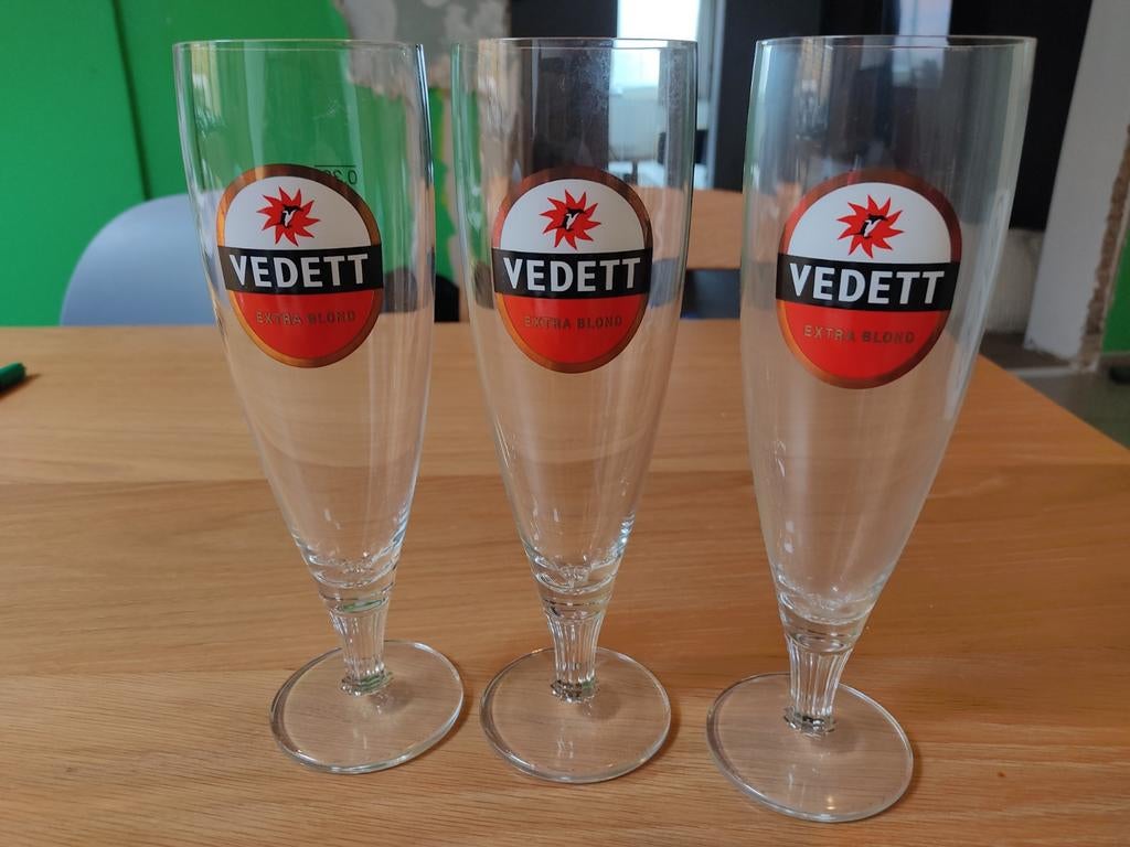 3 glazen Vedett, Collections, Marques de bière, Enlèvement