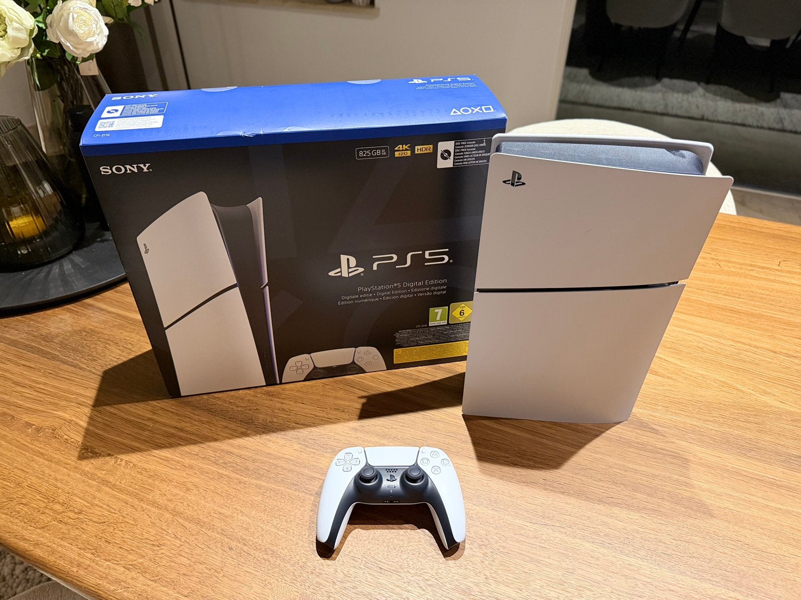 PlayStation 5 Slim Digital Edition (825 GB)zo goed als nieuw, Games en Spelcomputers, Ophalen of Verzenden, Playstation 5