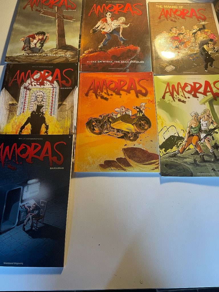 Volledige eerste reeks Amoras strips, Boeken, Willy vandersteen, Europa, Ophalen of Verzenden, Zo goed als nieuw
