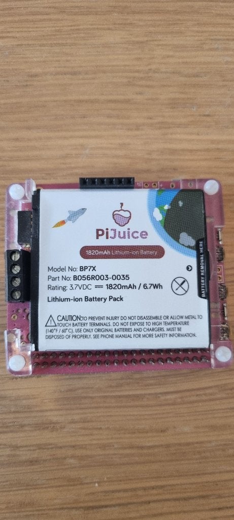 PiJuice HAT pour Raspberry Pi – Module d’alimentation, Enlèvement ou Envoi, Comme neuf
