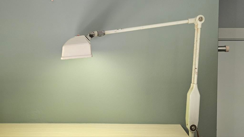 Vintage Kumewa Design Bureaulamp - Zwitsers Industrieel - Ja, Huis en Inrichting, Ophalen
