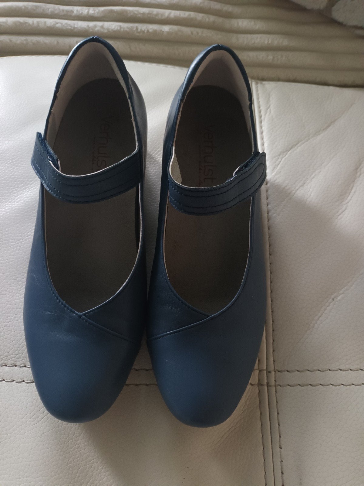 Damesschoenen van het kwaliteitsmerk Verhulst. Kleur: Donker, Kleding | Dames, Blauw, Instappers, Verhulst, Ophalen of Verzenden