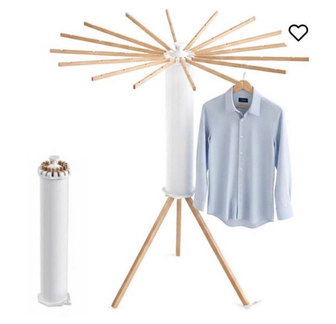 Sèche linges parapluie tiges en bois, Jardin & Terrasse, Enlèvement ou Envoi, Comme neuf, Séchoir