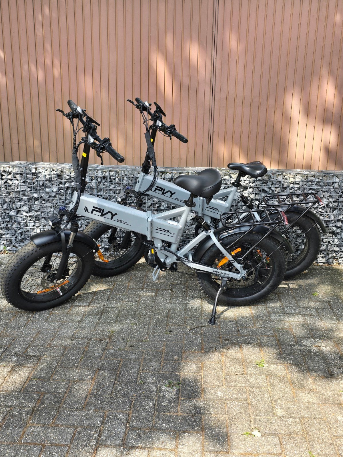 PVY electrische plooifiets, Ophalen