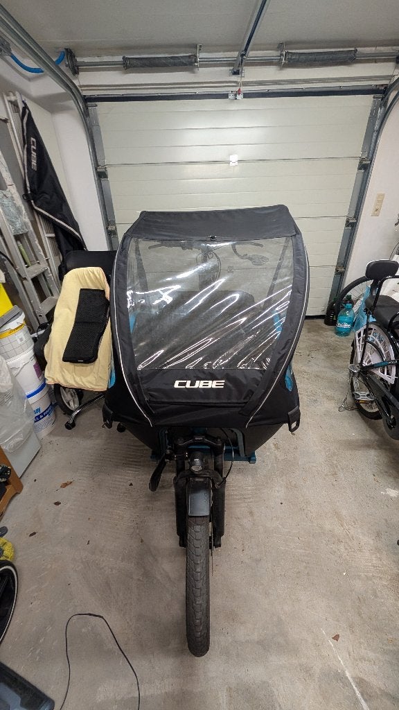 CUBE Cargo Hybrid (Dual Battery 1000Wh), Elektrisch, Zo goed als nieuw, 2 kinderen, Schijfrem