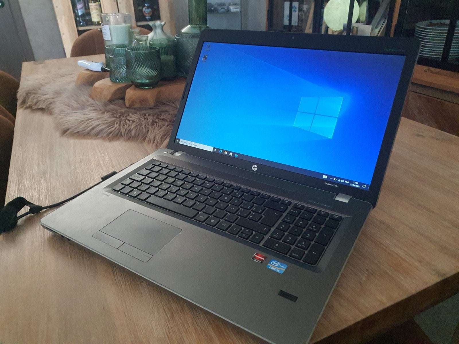 HP probook 4730s i5 ssd 512gb 17inch HD win10, Enlèvement
