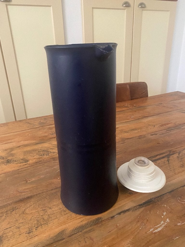 Tupperware thermoskan, Huis en Inrichting, Ophalen of Verzenden, Blauw