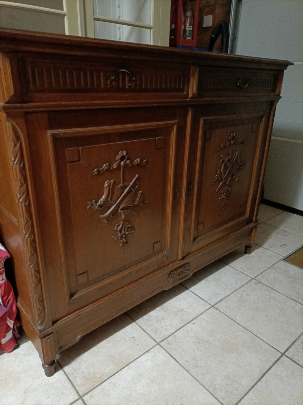 Antieke buffetkast,, Enlèvement, Utilisé, Chêne