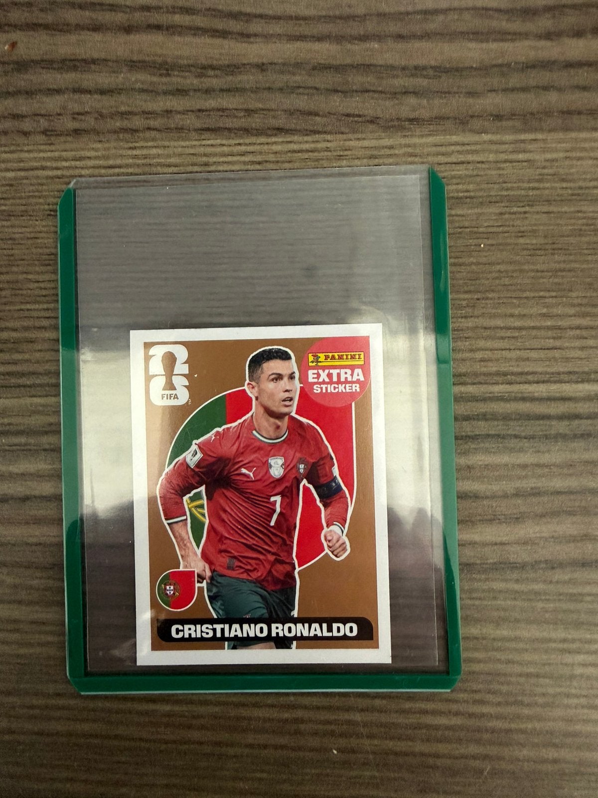 PANINI Extra sticker Cristiano Ronaldo (Bronze), Verzamelen, Ophalen of Verzenden, Zo goed als nieuw