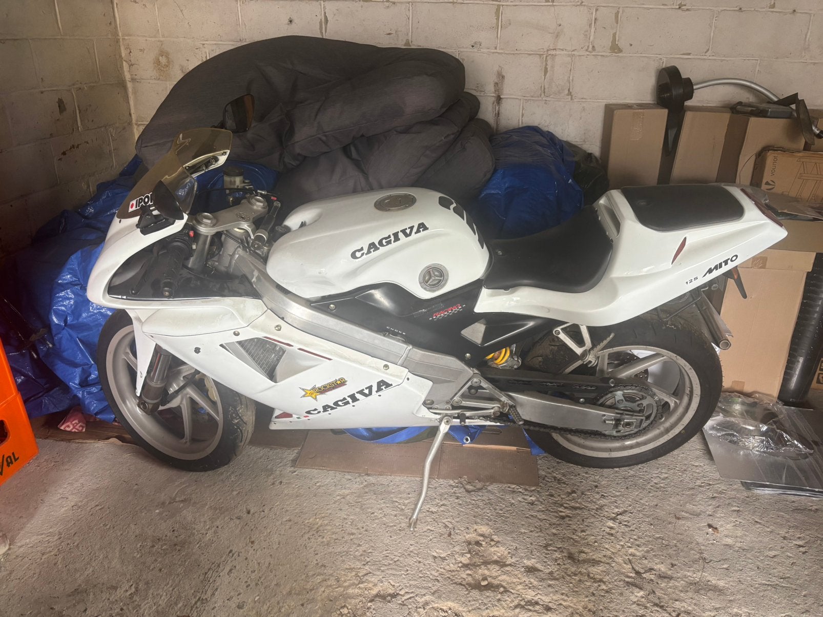 Cagiva mito 125 2-takt 1999, Motoren, Particulier, 11 kW of minder, 1 cilinder