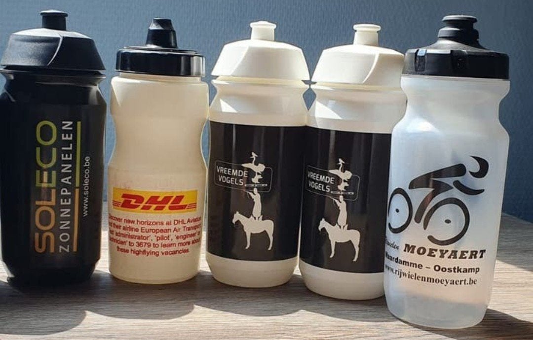 Lot van 5 ongebruikte bidons /drinkbussen, Sport en Fitness, Drinkbussen, Ophalen of Verzenden, Zo goed als nieuw